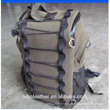 Promoción de la fábrica ligero durable lindo con la mochila impermeable de la cámara de la PU del raicoat